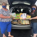 Lisa DeWitt (left), a kindergarten teacher at East Preston, with Darla Shaffer